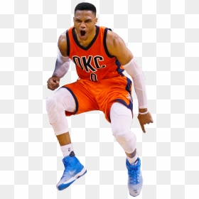 Created With Raphaël - Basketball Player, HD Png Download - russell westbrook png