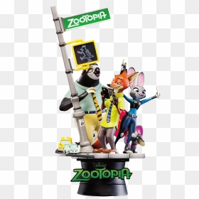 Beast Kingdom Toys Disney Zootopia Figure Toyslife - Zootopia Disney Diorama, HD Png Download - zootopia png