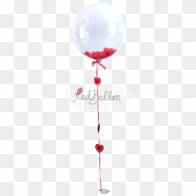 Flutter Petals Valentines Red Balloon Cork - Illustration, HD Png Download - red balloon png