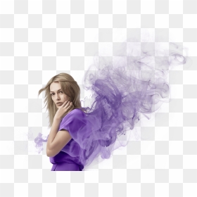 Cpl Aromas Creative - Girl, HD Png Download - purple smoke png