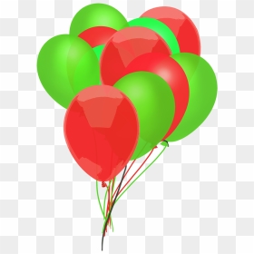 Bunch Of Christmas Balloons - Valentine's Day, HD Png Download - red balloon png