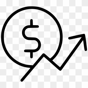 Money Increase Dollar Sign - Increase Money Icon Png, Transparent Png - money symbol png