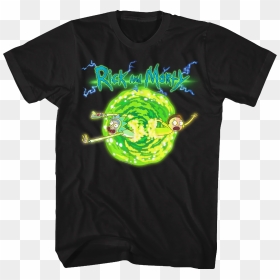 Rick & Morty Portal Glow Lightning Logo , Png Download - Rick Wnd Morty Hoodie, Transparent Png - rick and morty portal png