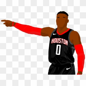 Russell Westbrook Png Rockets, Transparent Png - russell westbrook png