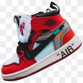 Red And White Nike Jordan Sneakers - Skate Shoe, HD Png Download - jordan png