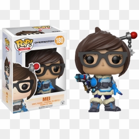 Mei Pop Vinyl Figure - Mei Overwatch Funko Pop, HD Png Download - mei png