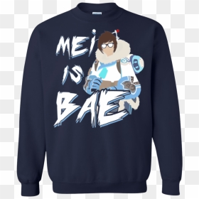 Overwatch Shirts Mei Is Bae Hoodies Sweatshirts - Rick And Morty Adidas Vector, HD Png Download - mei png