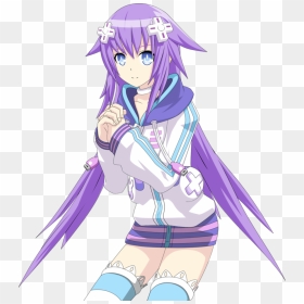 Neptune Purple Heart By Maeruron-d3ef9d7 - Hyperdimension Neptunia Neptune Png, Transparent Png - neptune png