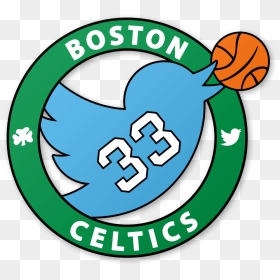 Larry Bird Twitter Logo - Celtics Logo, HD Png Download - twitter symbol png