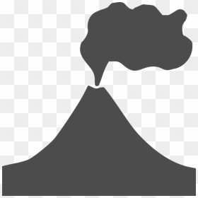 Silhouette,monochrome Photography,hand - Etna Png, Transparent Png - mountain icon png