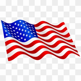 Usa Flag Waving Png, Transparent Png - flags png