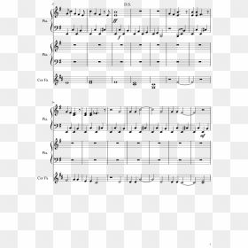 Evil Eyes Sheet Music Composed By Rkw 3 Of 10 Pages - Two Weeks Grizzly Bear Piano Sheet, HD Png Download - evil eyes png