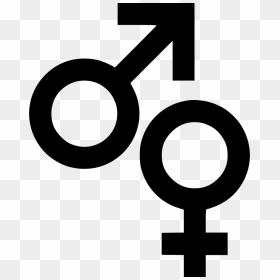 Male Female Symbols Sign Biology - Symbol Of Male In Biology, HD Png Download - female symbol png