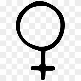 Female Symbol 1 Clip Arts - Drawing Of Women Symbol, HD Png Download - female symbol png