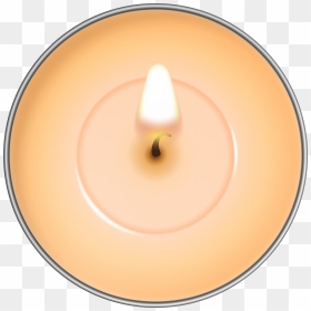 Round Orange Candle Png Clip Art, Transparent Png - flame emoji png