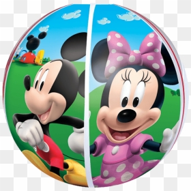 Transparent Pool Balls Png - Mickey Mouse Beach Ball, Png Download - mickey mouse clubhouse png