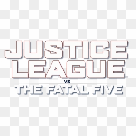 Justice League Vs The Fatal Five Logo Png, Transparent Png - justice league logo png