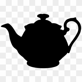 Teapot Silhouette Clip Arts - Silhouette Of A Teapot, HD Png Download - teapot png