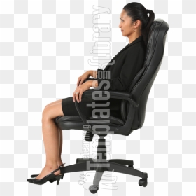 Image Series 057, Claudia, People, Person, Human, Individual, - Portable Network Graphics, HD Png Download - person sitting in chair png