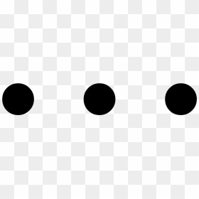 Dot Clipart Period Punctuation - Three Dot Gif Transparent, HD Png Download - bullet point png