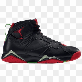 Jordan 7 - Jordan 7 Negro Con Rojo, HD Png Download - jordan png