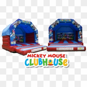 Clubhouse Mickey Bouncy Castle - Mickey Mouse Clubhouse Logo Png, Transparent Png - mickey mouse clubhouse png