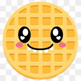 Sticker Cute Waffle Emoji Waffle Png Emoji Report Emoji - Cute Waffle Png, Transparent Png - flame emoji png