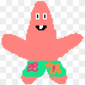 Patrick Star Pixel, HD Png Download - patrick star png