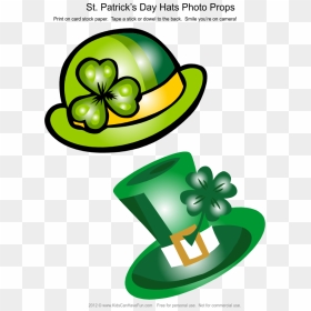 Patrick"s Day Leprechaun Hats Photo Booth Props - Leprechaun Hat, HD Png Download - leprechaun hat png