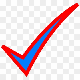 Check Mark Png Icons - Red And Blue Check Mark, Transparent Png - red check mark png