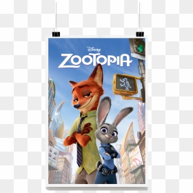Zootopia Hd , Png Download - Zootopia Movie Cover Art, Transparent Png - zootopia png