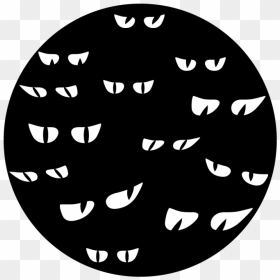 Gam Gobo Pattern Halloween Eyes, HD Png Download - evil eyes png