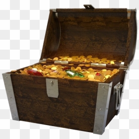 Opened Treasure Chest Png Image - Transparent Treasure Chest Open, Png Download - chest png