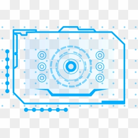 Ai Border Technology Blue Png And Vector Image , Png - Technology Vector Transparent & Png, Png Download - blue png