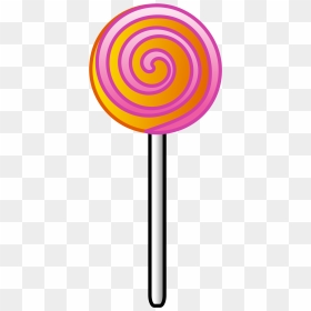 Striped Lollipop Clip Arts - Clip Art Candyland Lollipop, HD Png Download - lollipop png