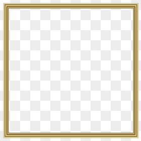 Rectangle Golden Frame Border Png File - Ivory, Transparent Png - rectangle border png