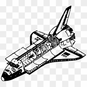 Space Clip Art, HD Png Download - space shuttle png
