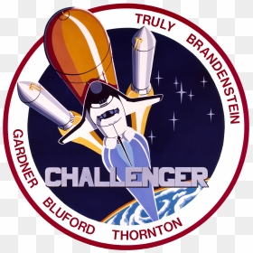 Sts-8 Patch - Challenger Nasa, HD Png Download - space shuttle png