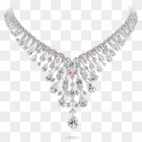Chrysalis Necklace Crafted With - Pink And White Diamond Necklace, HD Png Download - gold chain dollar sign png