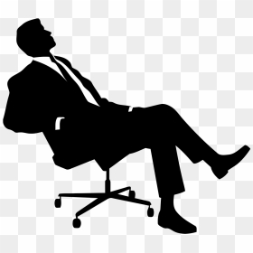 Sitting Man Png Images - Easy Going Clipart, Transparent Png - person sitting in chair png