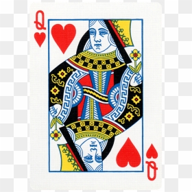 Queen Of Hearts Playing Card Clipart Images Gallery - Queen Of Hearts Play Card, HD Png Download - card png