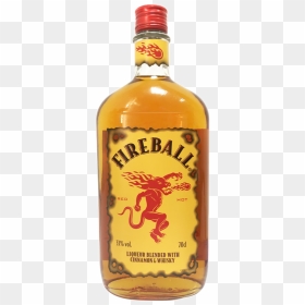 Fireball Cinnamon Whisky 70cl - Fireball Cinnamon Whisky 750ml, HD Png Download - fire ball png