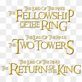 Lotr Logos - Lord Of The Rings Timeline Movies, HD Png Download - film grain png