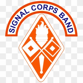 Us Army Signal Corps Band Ssi - Signal Corps Band, HD Png Download - band png