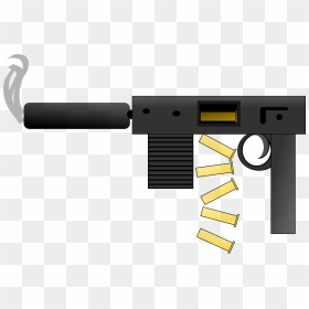 Gun Clip Art, HD Png Download - machine gun png