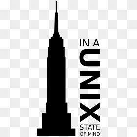 In A Unix State Of Mind Svg Clip Arts - Building And Empire State Building, HD Png Download - mind png