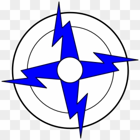 Blue Lightning Bolt Logo - Blue Lightning In A Circle, HD Png Download - blue lightning png