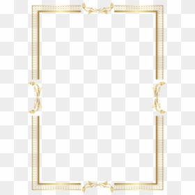 Gold Frame Border Png, Png Collections At Sccpre - Chain, Transparent Png - rectangle border png