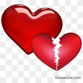 Fail Clipart Damaged Heart - Full Heart Vs Broken Heart, HD Png Download - real heart png