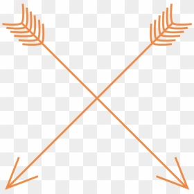 Free Rustic Cliparts Download - Crossed Arrows Svg Free, HD Png Download - cute arrow png